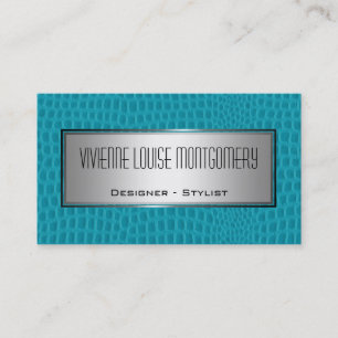 Modern Leather Professional Designer Business Card