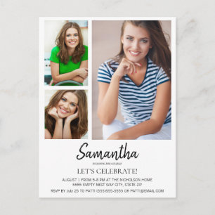 Modern Leaving for College Trunk Party 3 Photo Postcard