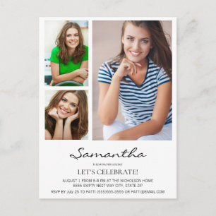 Modern Leaving for College Trunk Party 3 Photo Postcard