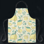 Modern Lemon Citrus Summer yellow Personalised  Apron<br><div class="desc">Modern Lemon Citrus Summer yellow Personalised</div>