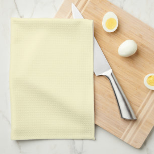 Modern Lemon Yellow Plain Solid Colour Kitchen Towel