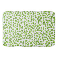 Modern Leopard Animal Print Pattern Green