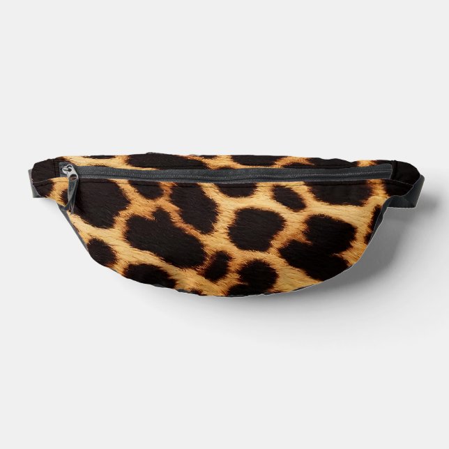 Modern Leopard Cat Animal Print Collection Fanny Pack (Lay Down)
