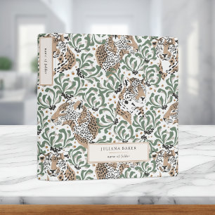 Modern Leopard Foliage Binder