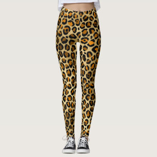 Modern Leopard Print  Leggings