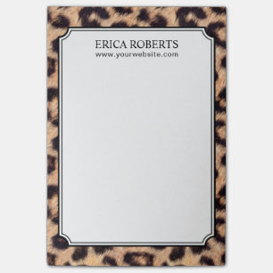 Modern Leopard Print Pattern Post-it Notes