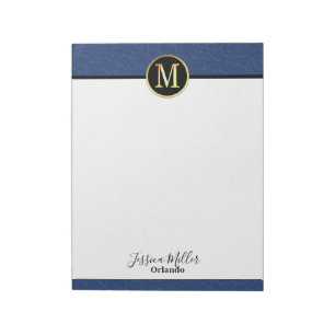 Modern Letter M Notepad