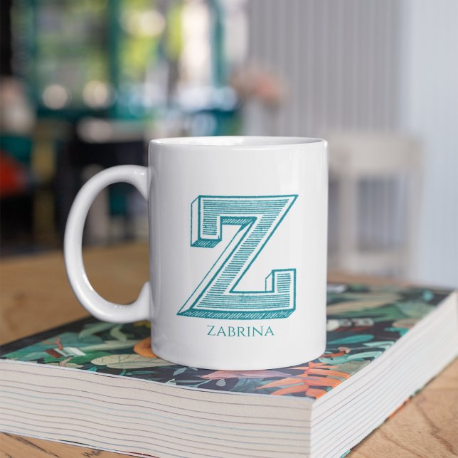 Modern Letter Z Name Coffee Mug (Creator Uploaded)