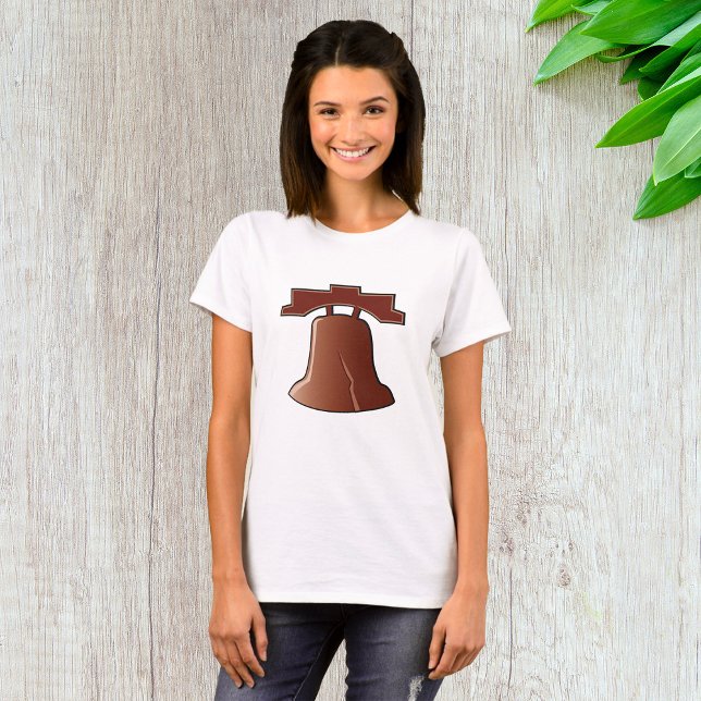 Modern Liberty Bell Patriotic Philadelphia Icon  T-Shirt (Creator Uploaded)