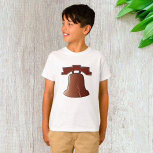 Modern Liberty Bell Patriotic Philadelphia Icon  T-Shirt