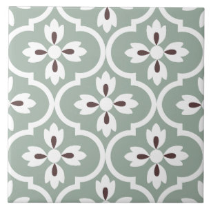 Modern light colour in the classic Spanish pattern Tile