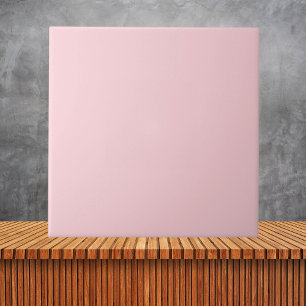 Modern Light Pink Plain Solid Colour Tile
