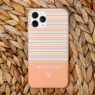 Modern light stripes iPhone 15 case