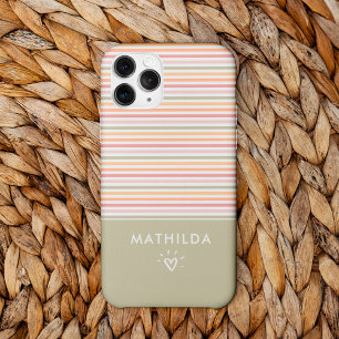 Modern light stripes iPhone 15 case