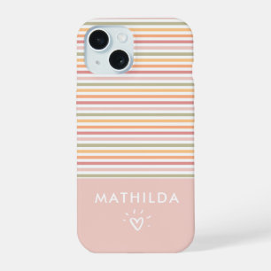 Modern light stripes iPhone 15 case