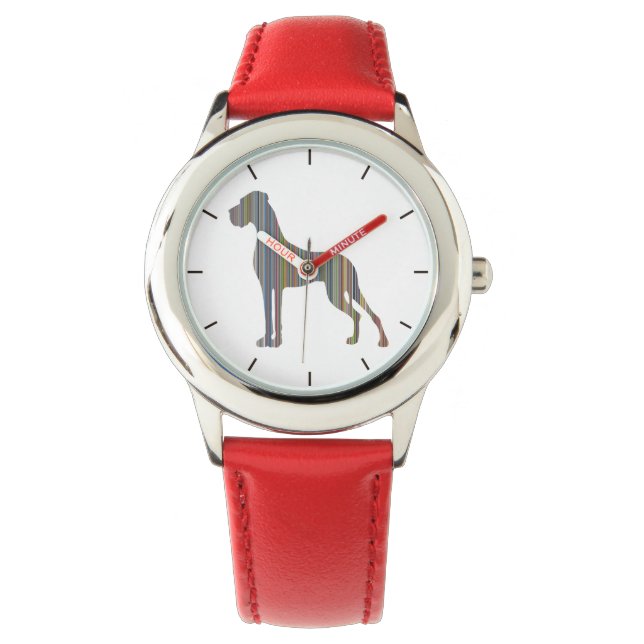 Modern Lines Great Dane Watch (Front)