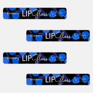 Modern Lip Gloss Blueberry Branding Packaging  