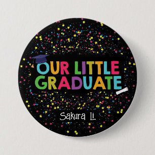 Modern Little Graduate button
