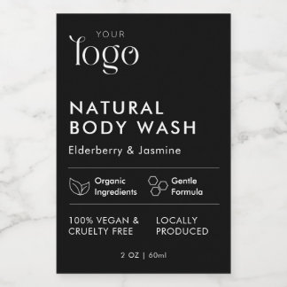 Modern Logo Cosmo Bottle Waterproof Product Label