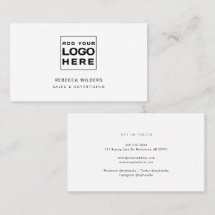 Modern Logo Minimalist Business Card