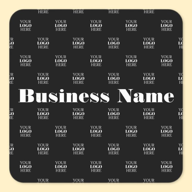 Modern Logo or Design Pattern with Any Image  Square Sticker (Creator Uploaded)