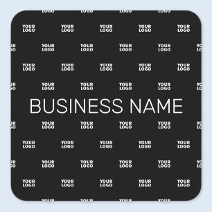 Modern Logo or Design Pattern with Any Image  Square Sticker