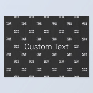 Modern Logo or Design Pattern with Any Image  Tissue Paper