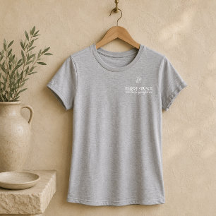 Modern Logo Photographer Script Business Tri-Blend Shirt