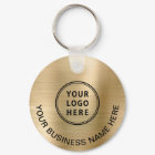 Modern Logo QR Code Promotional Gold