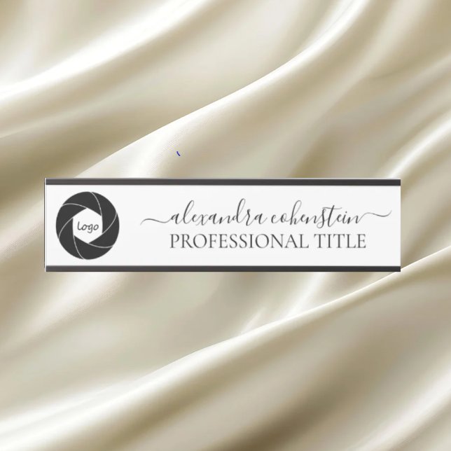 Modern Logo Script Office Door Sign (Creator Uploaded)