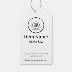 Modern Logo Simple Custom Business Label price tag
