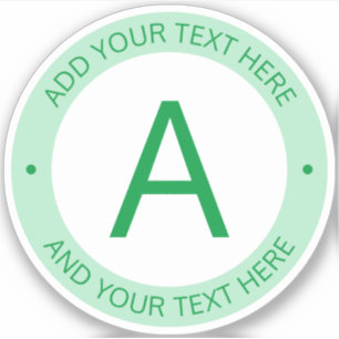 Modern Logo Style Monogram   Green