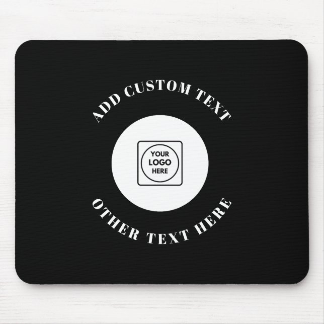 Modern Logo Text Business Promo mouse pad (Front)
