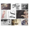 Modern Look Monogram and Photos Black and White