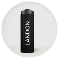 Modern Looking Bold Black White Text