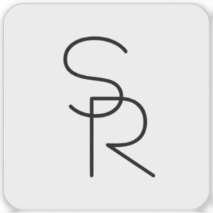 Modern Looking Overlapping Initials