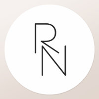 Modern Looking Overlapping Initials