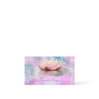 Modern Lotus Brush Stroke Cool Holographic
