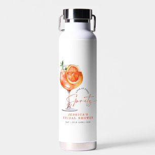 Modern Love At First Spritz Bridal Shower  Water Bottle