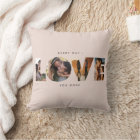 Modern LOVE Collage Cutout Valentine's Day Lumbar 