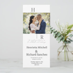 Modern Love: Minimalist Wedding Invitation Design
