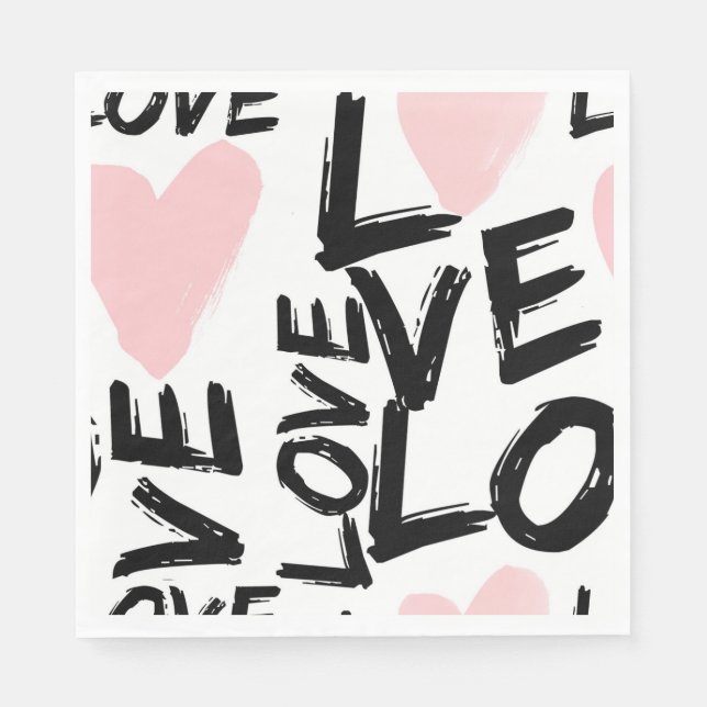 Modern Love Napkin (Front)