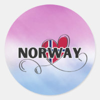 Modern Love Norway Flag scandinavia Souvenir 