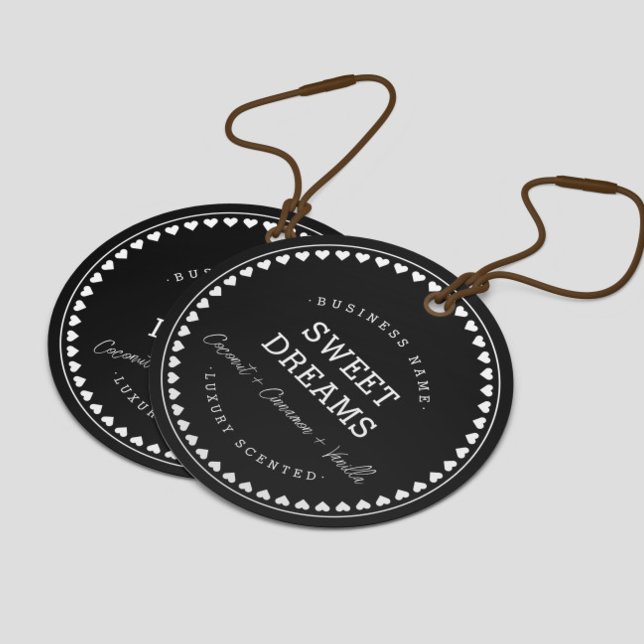 Modern Love Pattern Packaging Hang Tags (Creator Uploaded)