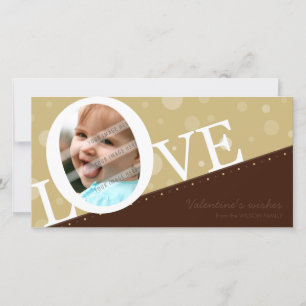 MODERN LOVE PHOTOCARD :: LOVEbubble L3 Holiday Card