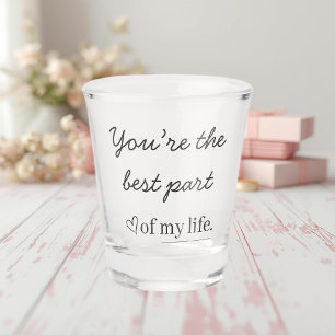 Modern Love Quote Shot Glass