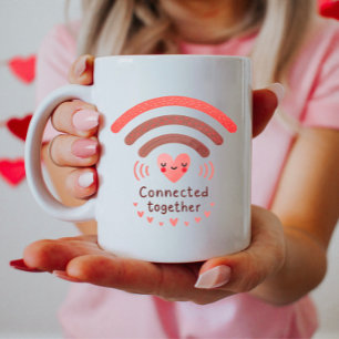 Modern Love Valentine Coffee Mug