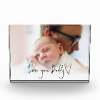Modern Love You Daddy Script Heart Photo Overlay