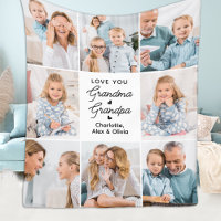 Modern Love You Grandma Grandpa Custom 8 Photo