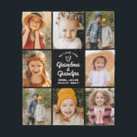 Modern Love You Grandma Grandpa Instagram Photo Fleece Blanket<br><div class="desc">The Modern Love You Grandma & Grandpa Instagram Photo Fleece Blanket is the perfect personalized gift for the grandparents who mean the world to you. This cozy fleece blanket features an Instagram-style photo collage with your favourite moments shared with Grandma and Grandpa. Soft and warm, it's perfect for cuddling up...</div>
